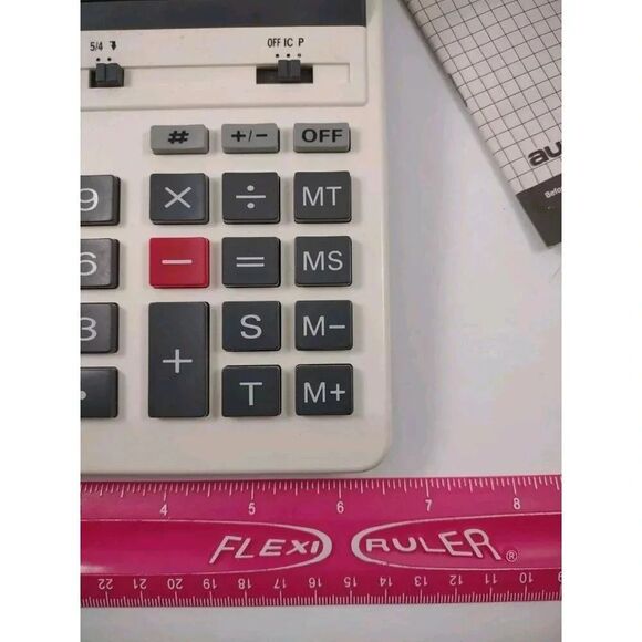 Aurora 90 PD Big Number Printer Electronic Calculator Tested WORKS Manual NOS - Picture 4 of 16